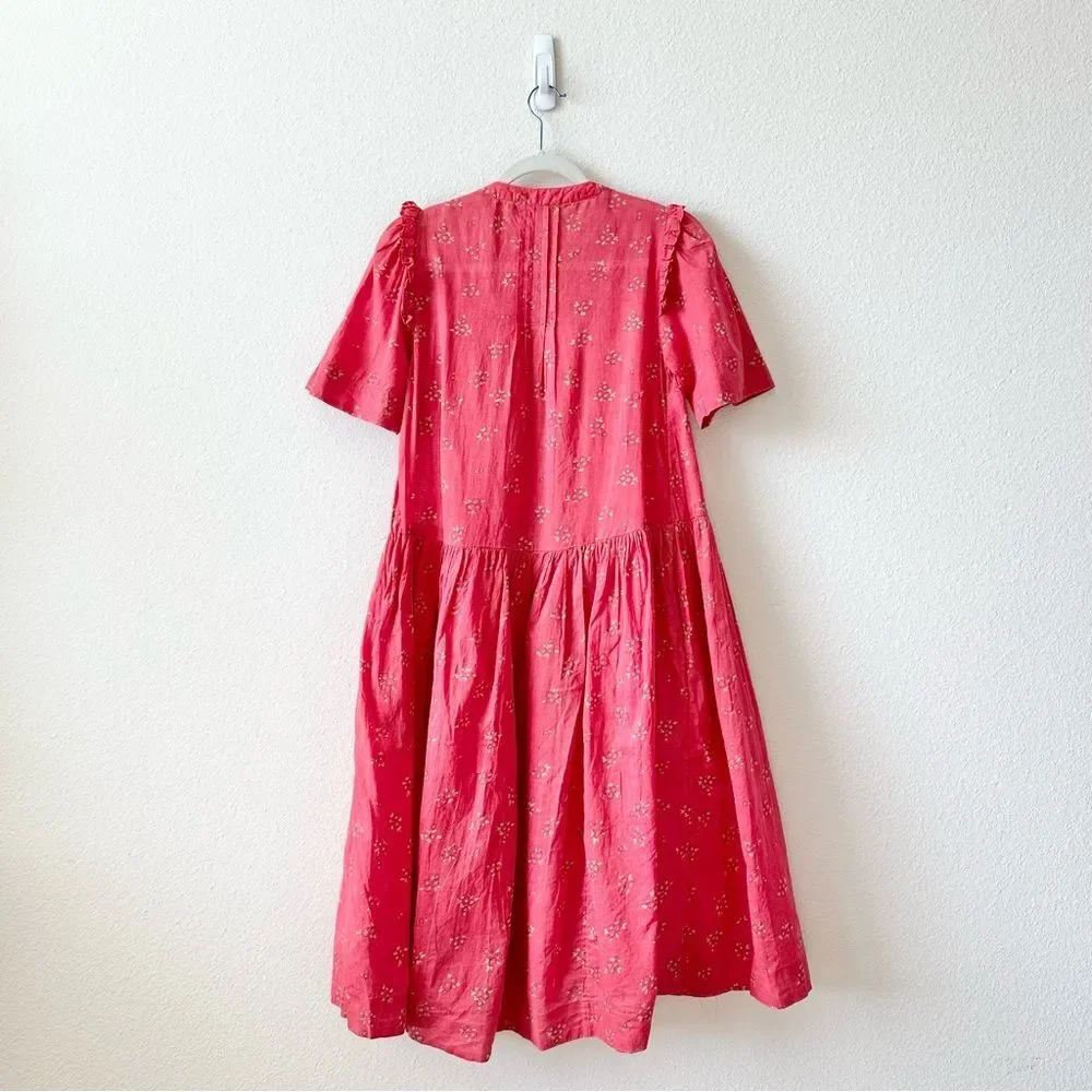 NWOT Free People Bella Mae Midi Dress in Red Size XS